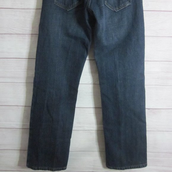 Signature Levi Strauss Mens Jean S61 Relaxed Size 30x32 Dark Blue - Picture 5 of 5